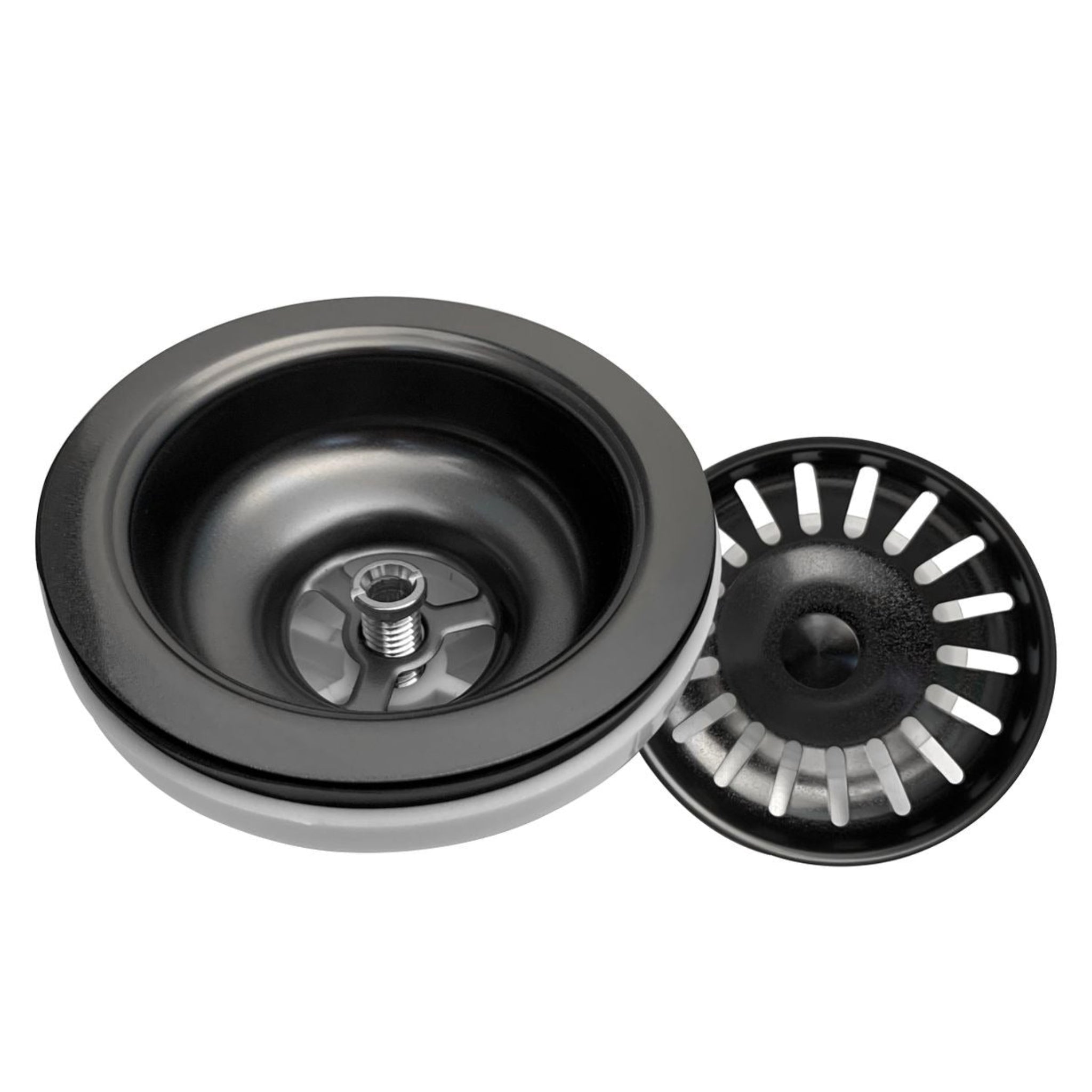 OTTI AXON 45S SINGLE BOWL KITCHEN AND LAUNDRY SINK GUN METAL 450MM