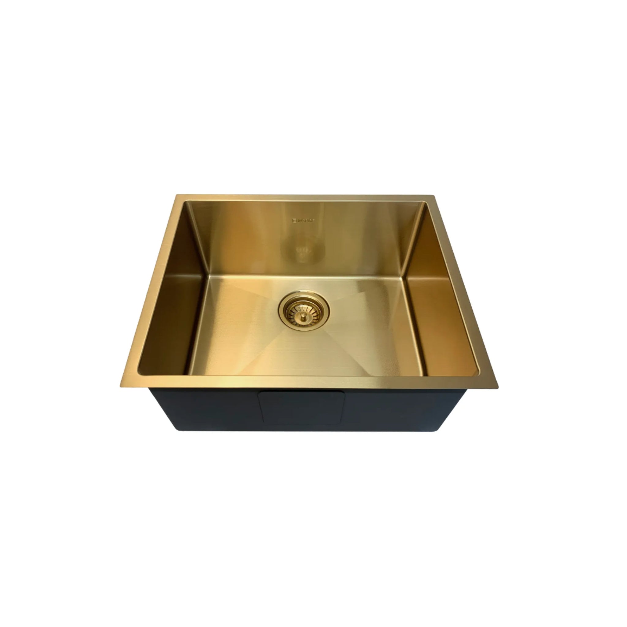 OTTI AXON 52S SINGLE BOWL KITCHEN AND LAUNDRY SINK ARGENT GOLD 520MM