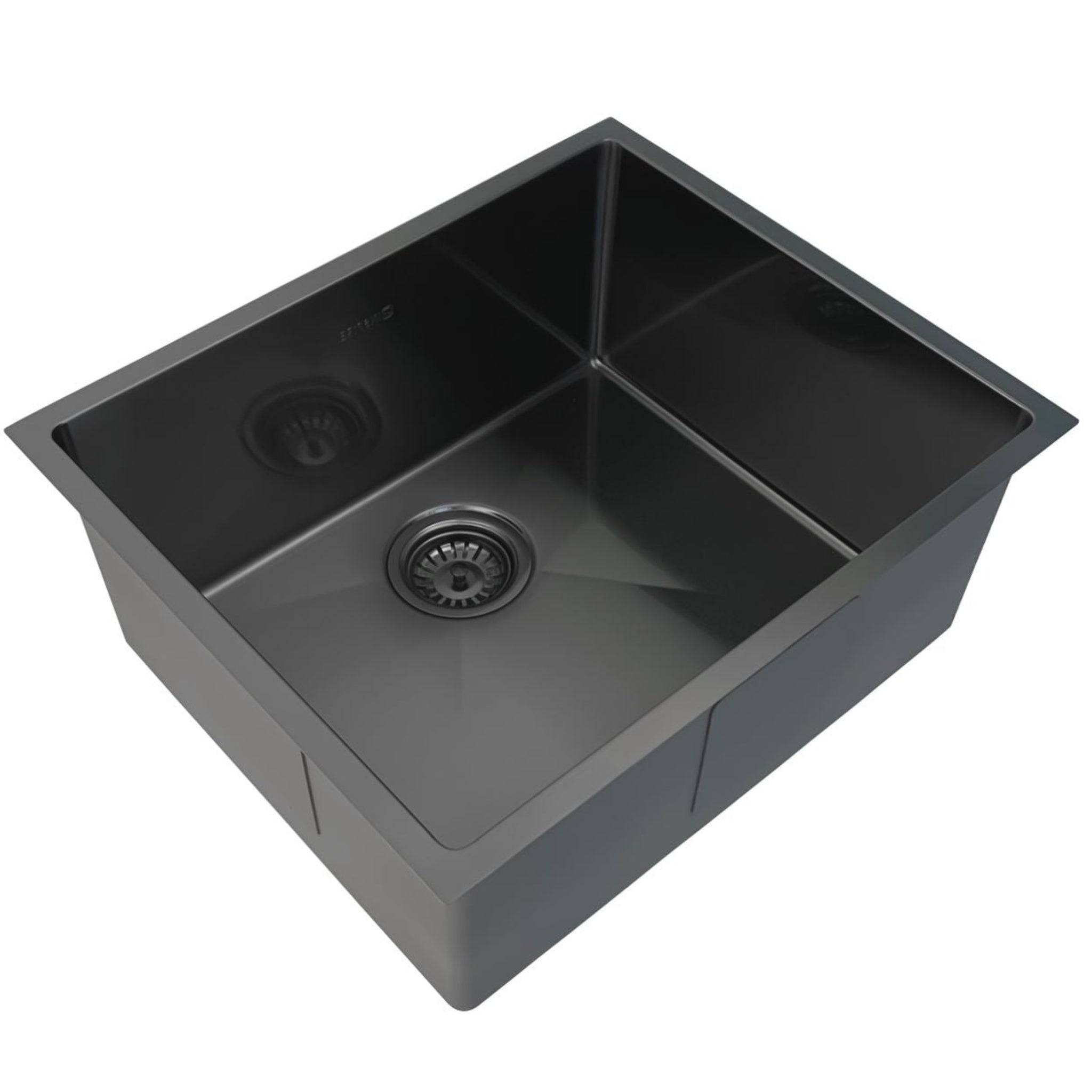 OTTI AXON 52S SINGLE BOWL KITCHEN AND LAUNDRY SINK GUN METAL 520MM