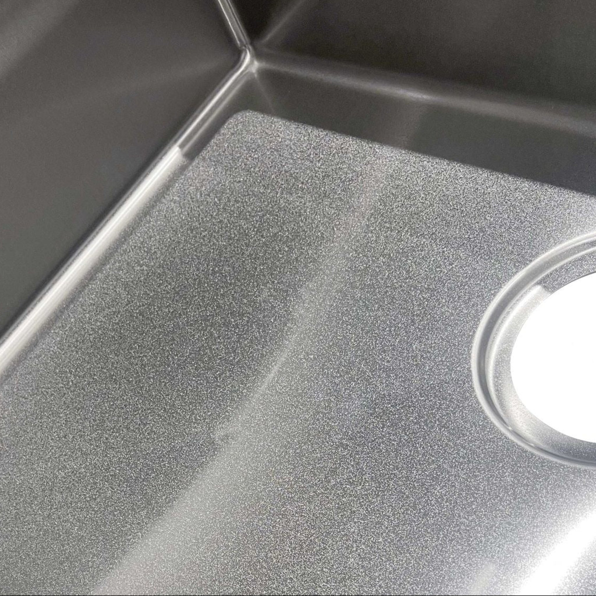 OTTI AXON 52S SINGLE BOWL KITCHEN AND LAUNDRY SINK SILVER 520MM