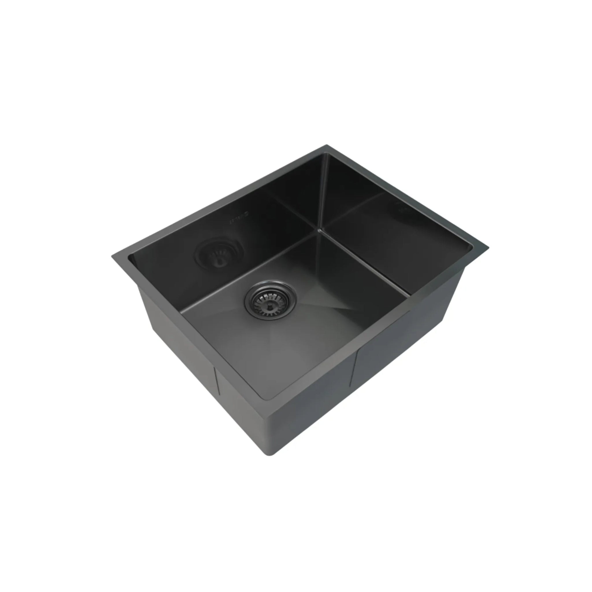 OTTI AXON 58S SINGLE BOWL KITCHEN AND LAUNDRY SINK GUN METAL 580MM
