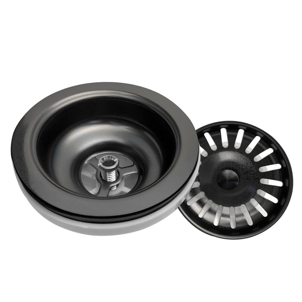 OTTI ARTE 88D DOUBLE BOWL KITCHEN SINK GUN METAL 880MM
