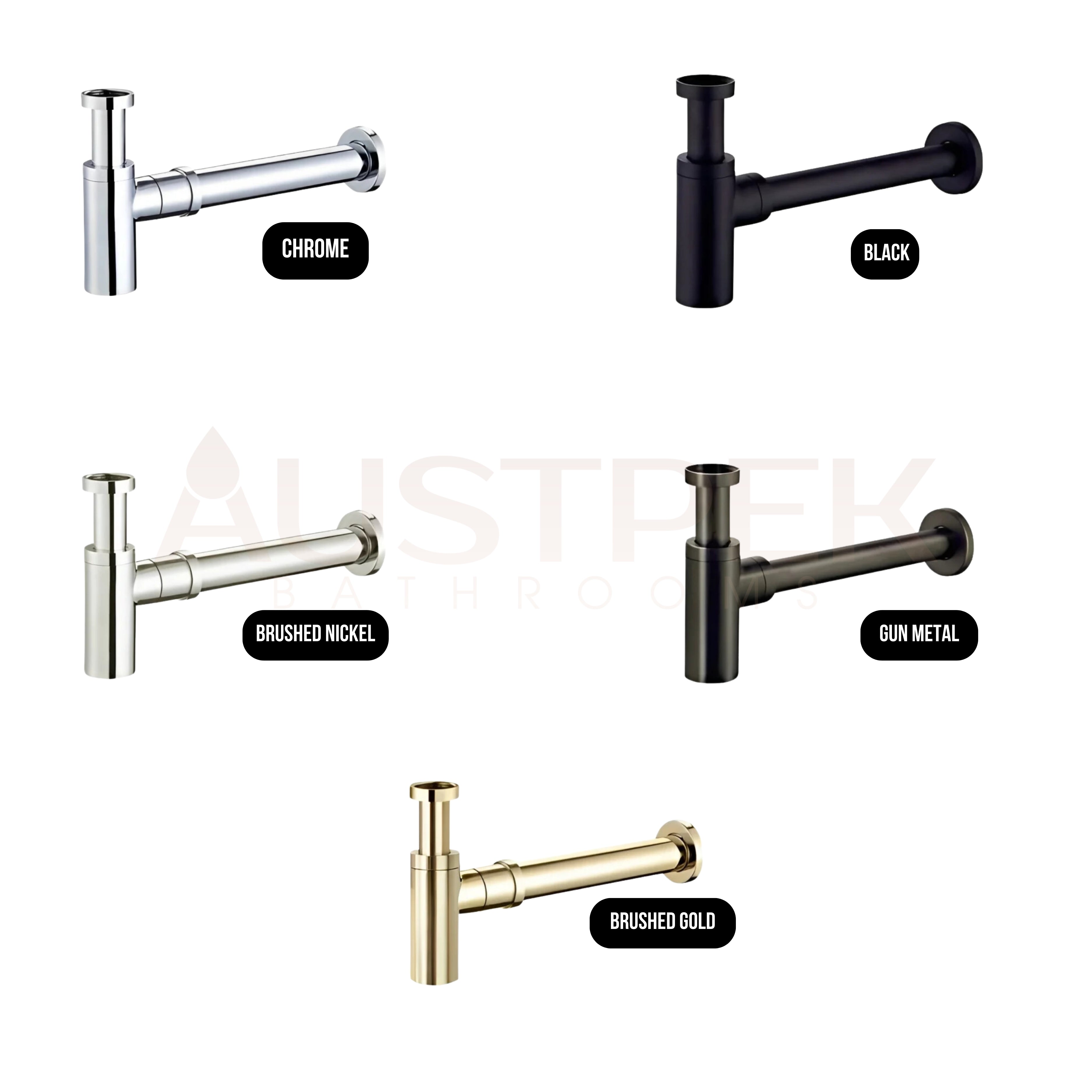 INSPIRE BOTTLE TRAP RN GUN METAL 40MM