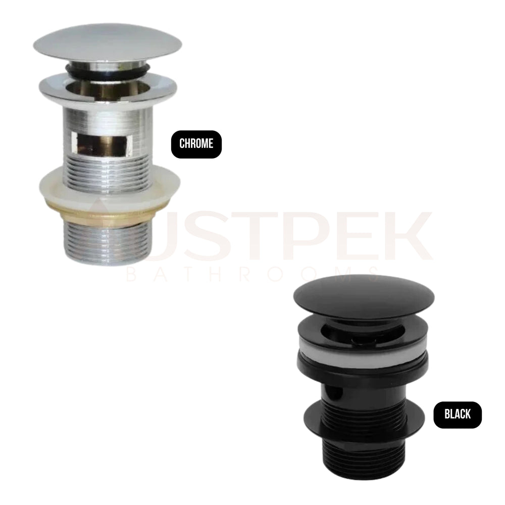 INSPIRE POP UP MUSHROOM WITH OVERFLOW CHROME 32MM