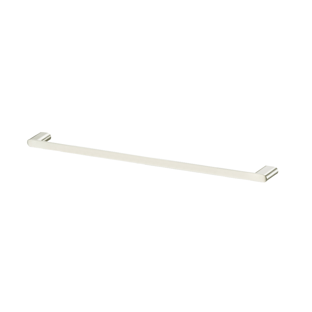 OLIVERI MADRID SINGLE NON HEATED TOWEL RAIL BRUSHED NICKEL (AVAILABLE IN 650MM AND 800MM)
