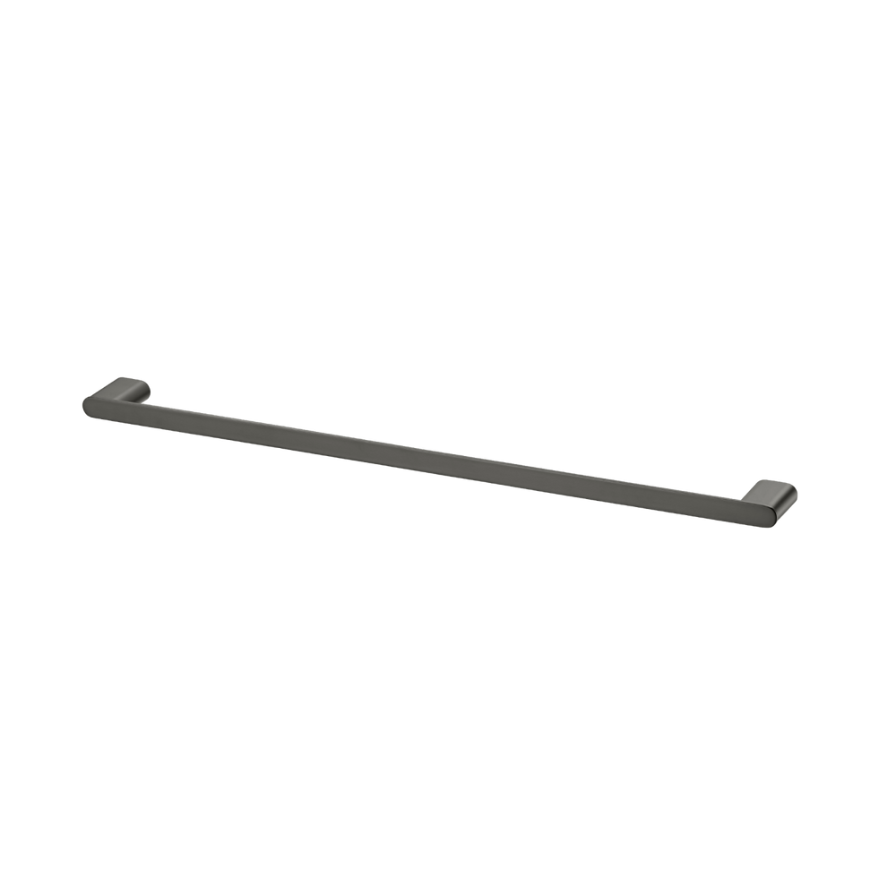 OLIVERI MADRID SINGLE NON HEATED TOWEL RAIL GUN METAL (AVAILABLE IN 650MM AND 800MM)