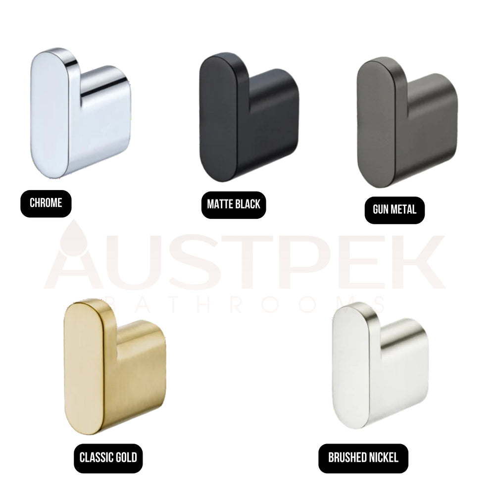 OLIVERI MADRID ROBE HOOK GUN METAL