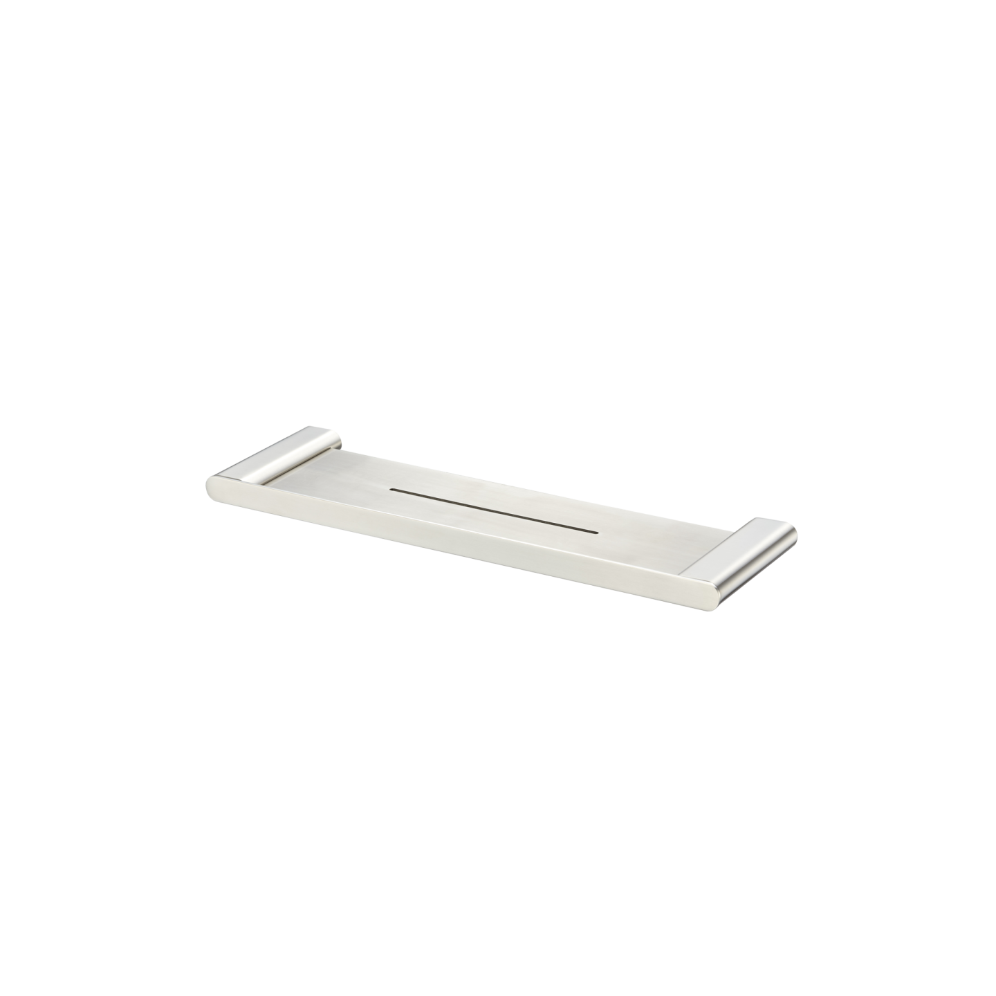 OLIVERI MADRID METAL SHELF 420MM BRUSHED NICKEL