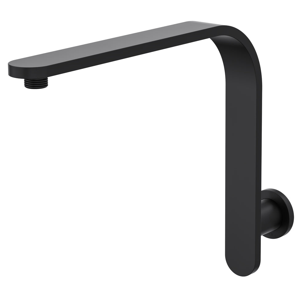 Linsol Mason Upswept Arm 380mm Matte Black - alt view