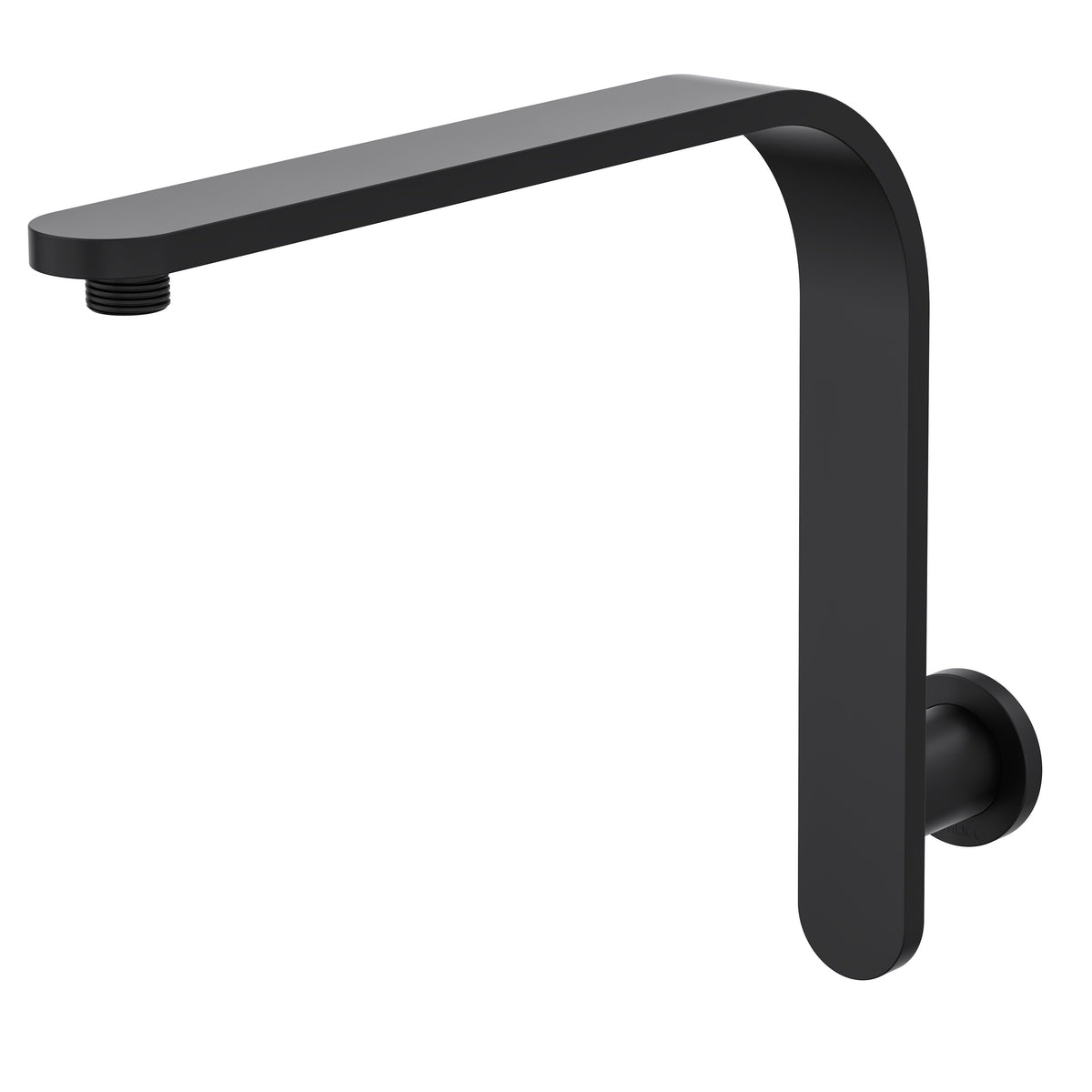 Linsol Mason Upswept Arm 380mm Matte Black - alt view