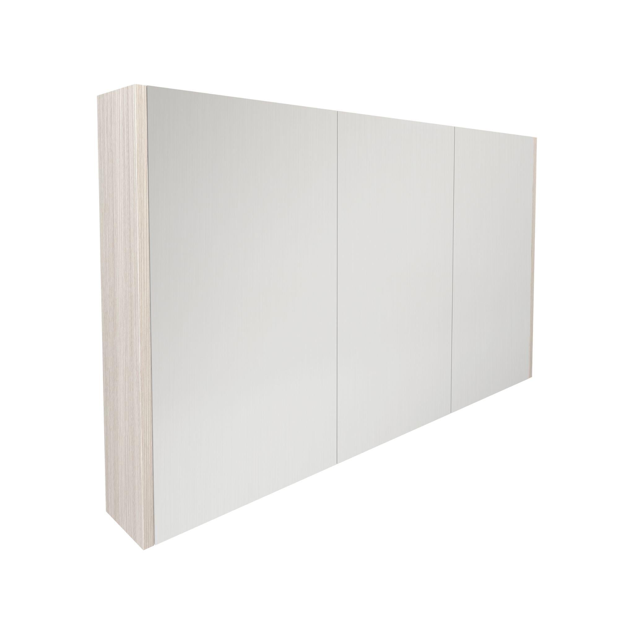 LUKKA CAMDEN COASTAL OAK MIRROR SHAVING CABINET 1200MM