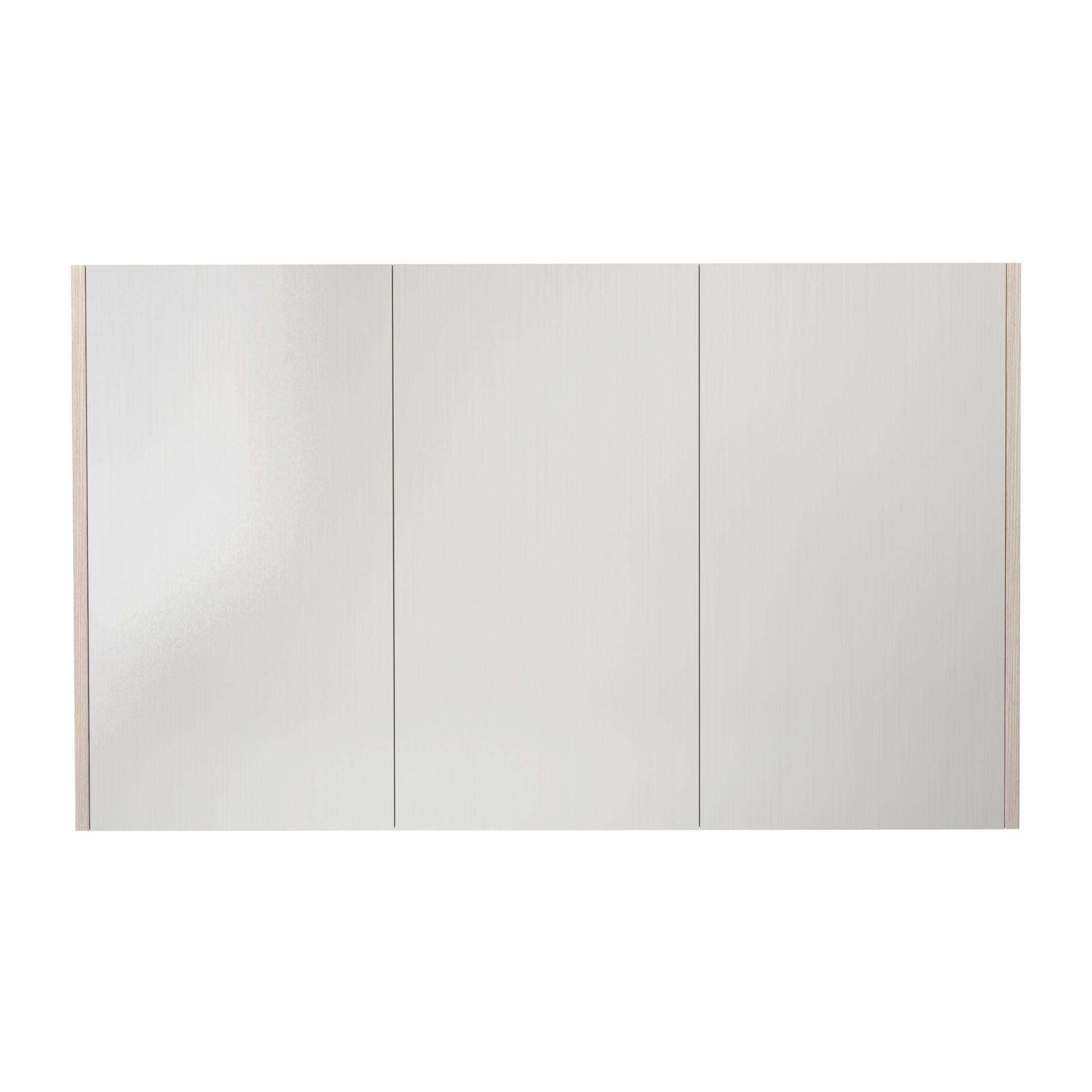 LUKKA CAMDEN COASTAL OAK MIRROR SHAVING CABINET 1200MM