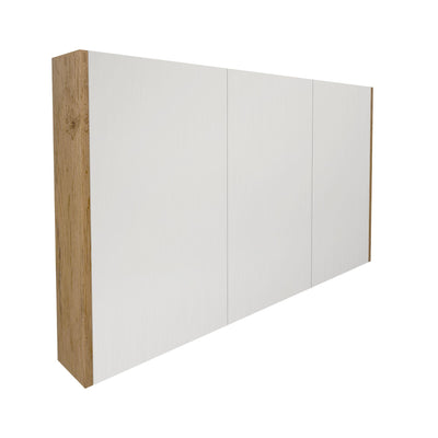 LUKKA CAMDEN PRIME OAK MIRROR SHAVING CABINET 1200MM