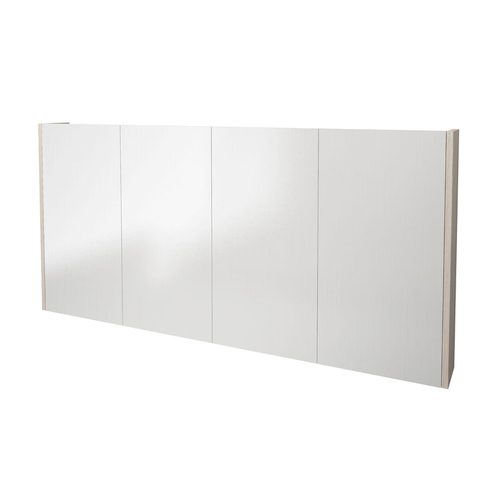 LUKKA CAMDEN COASTAL OAK MIRROR SHAVING CABINET 1500MM