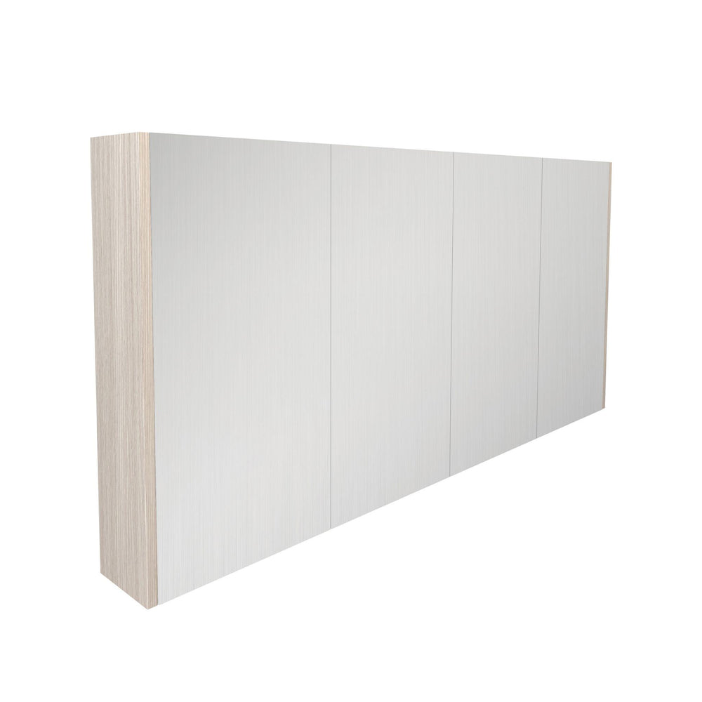 LUKKA CAMDEN COASTAL OAK MIRROR SHAVING CABINET 1500MM