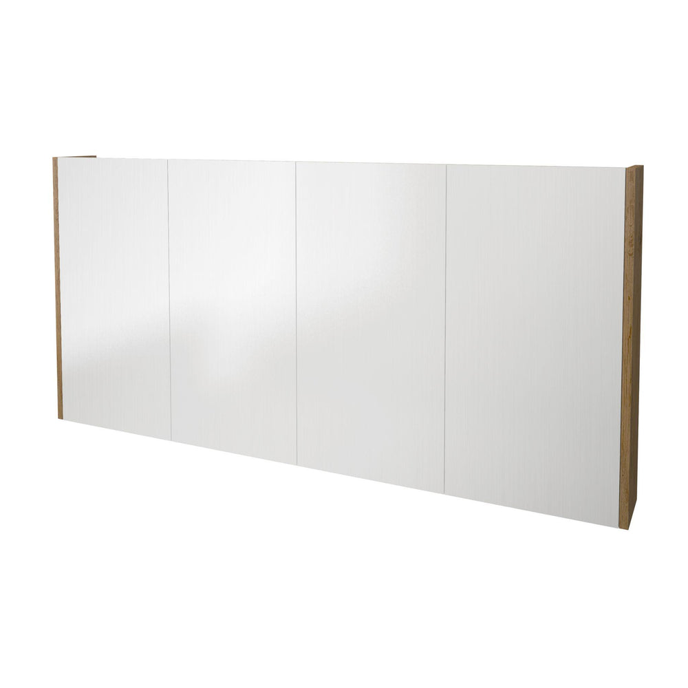LUKKA CAMDEN PRIME OAK MIRROR SHAVING CABINET 1500MM