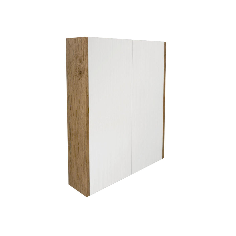 LUKKA CAMDEN PRIME OAK MIRROR SHAVING CABINET 600MM