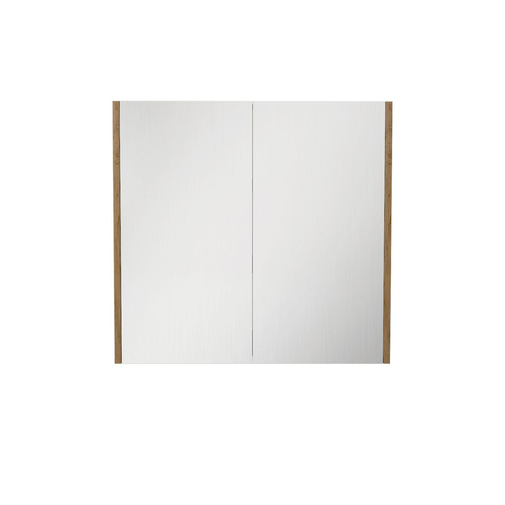 LUKKA CAMDEN PRIME OAK MIRROR SHAVING CABINET 750MM