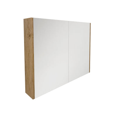 LUKKA CAMDEN PRIME OAK MIRROR SHAVING CABINET 900MM