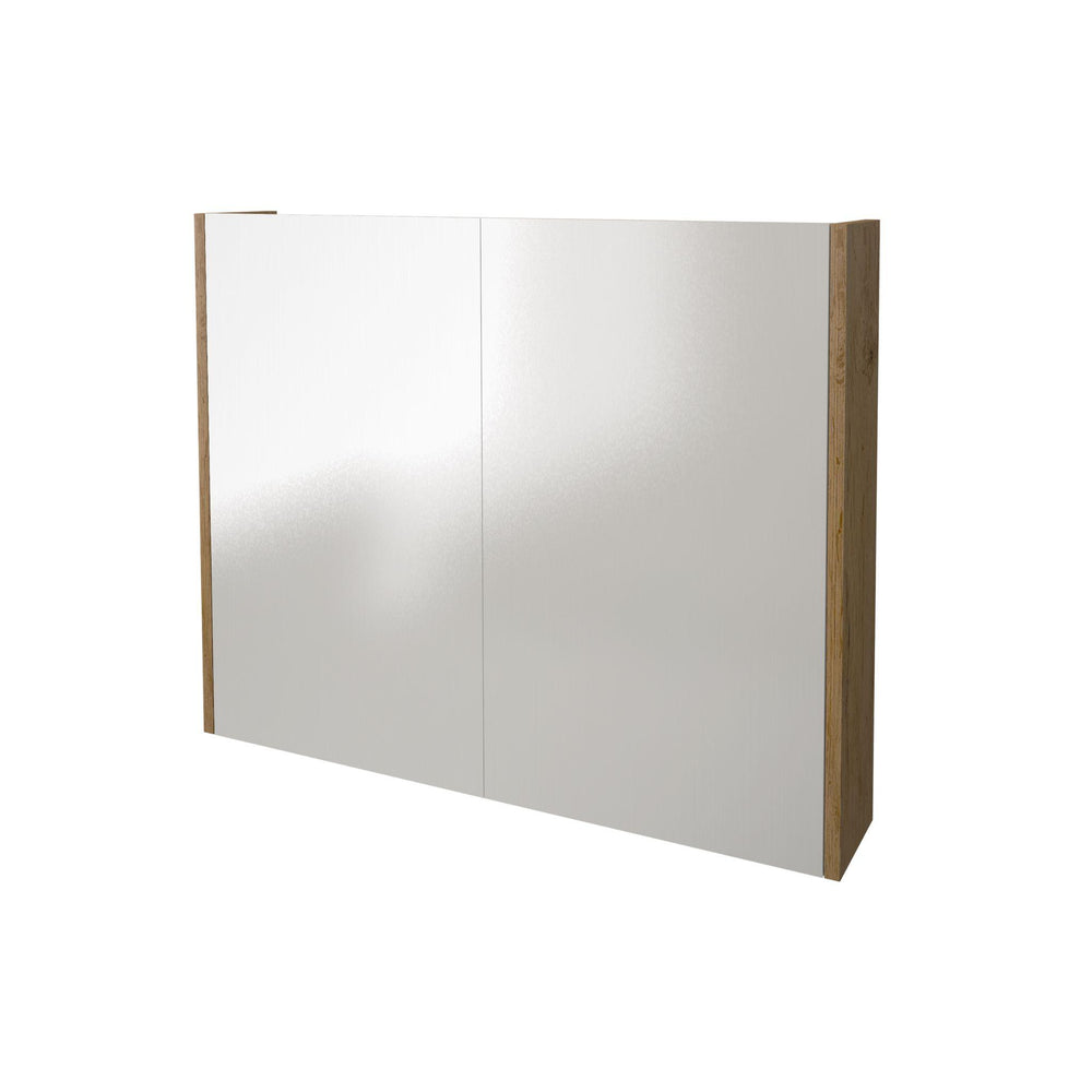 LUKKA CAMDEN PRIME OAK MIRROR SHAVING CABINET 900MM