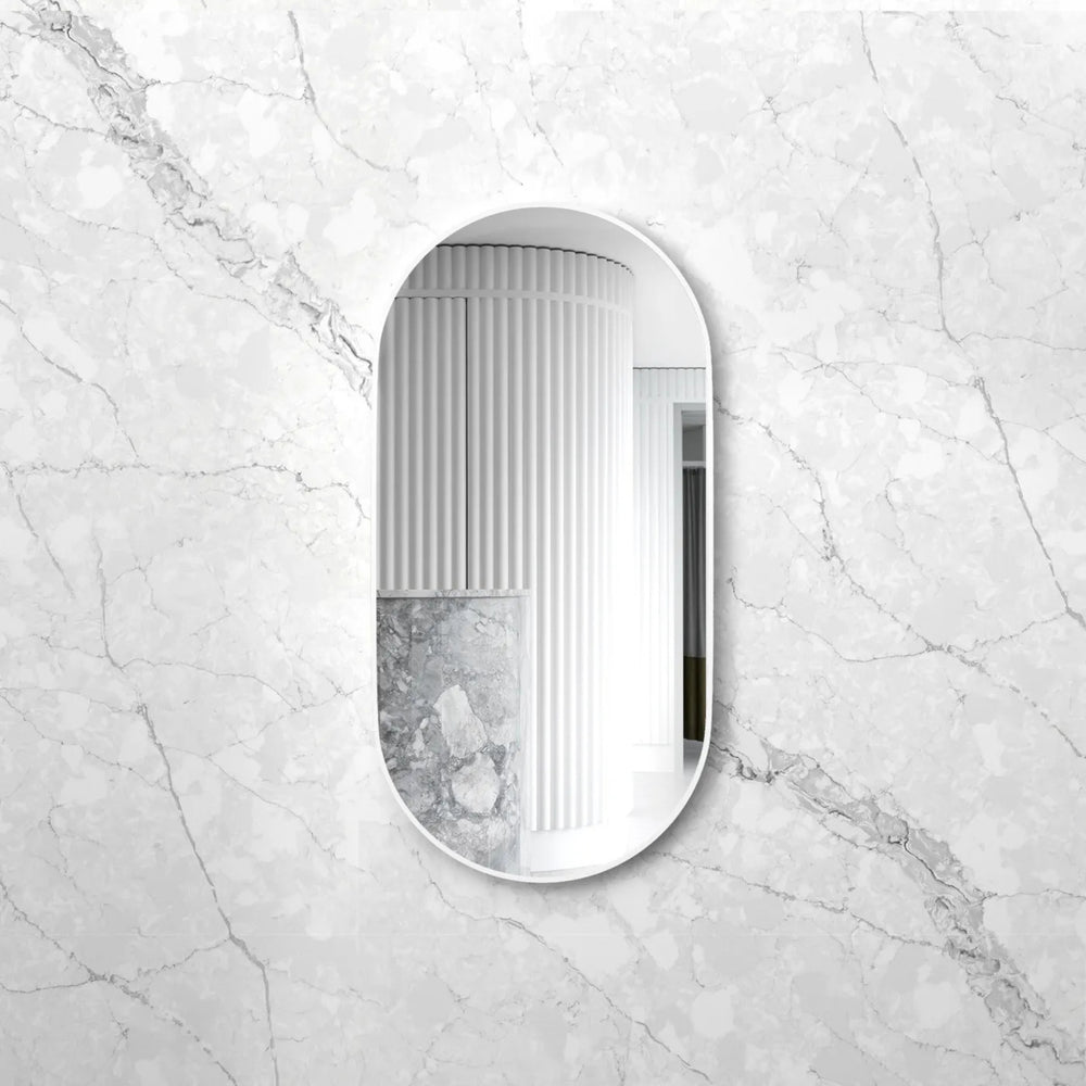 OTTI NOOSA METAL FRAMED MIRROR WHITE 600X1200MM