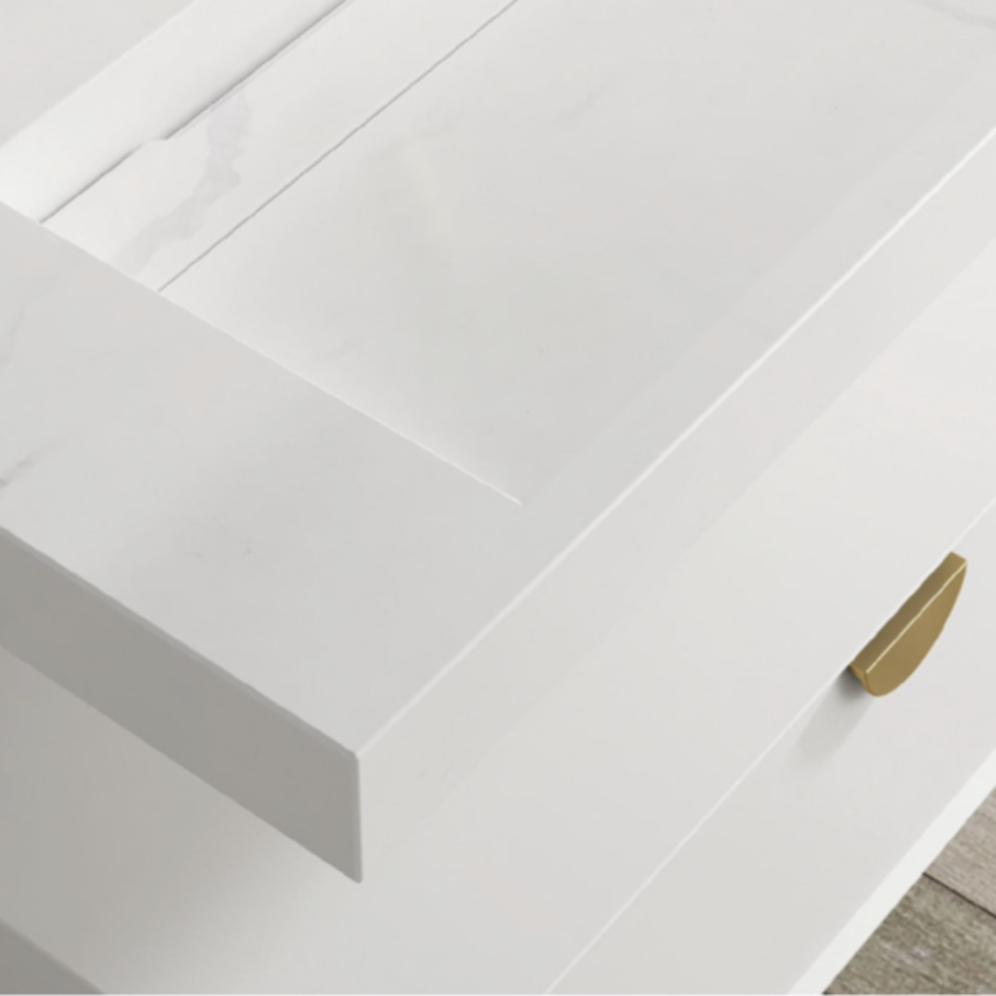 OTTI MOONLIGHT WHITE 750MM SINGLE BOWL WALL HUNG CABINET AND BASIN