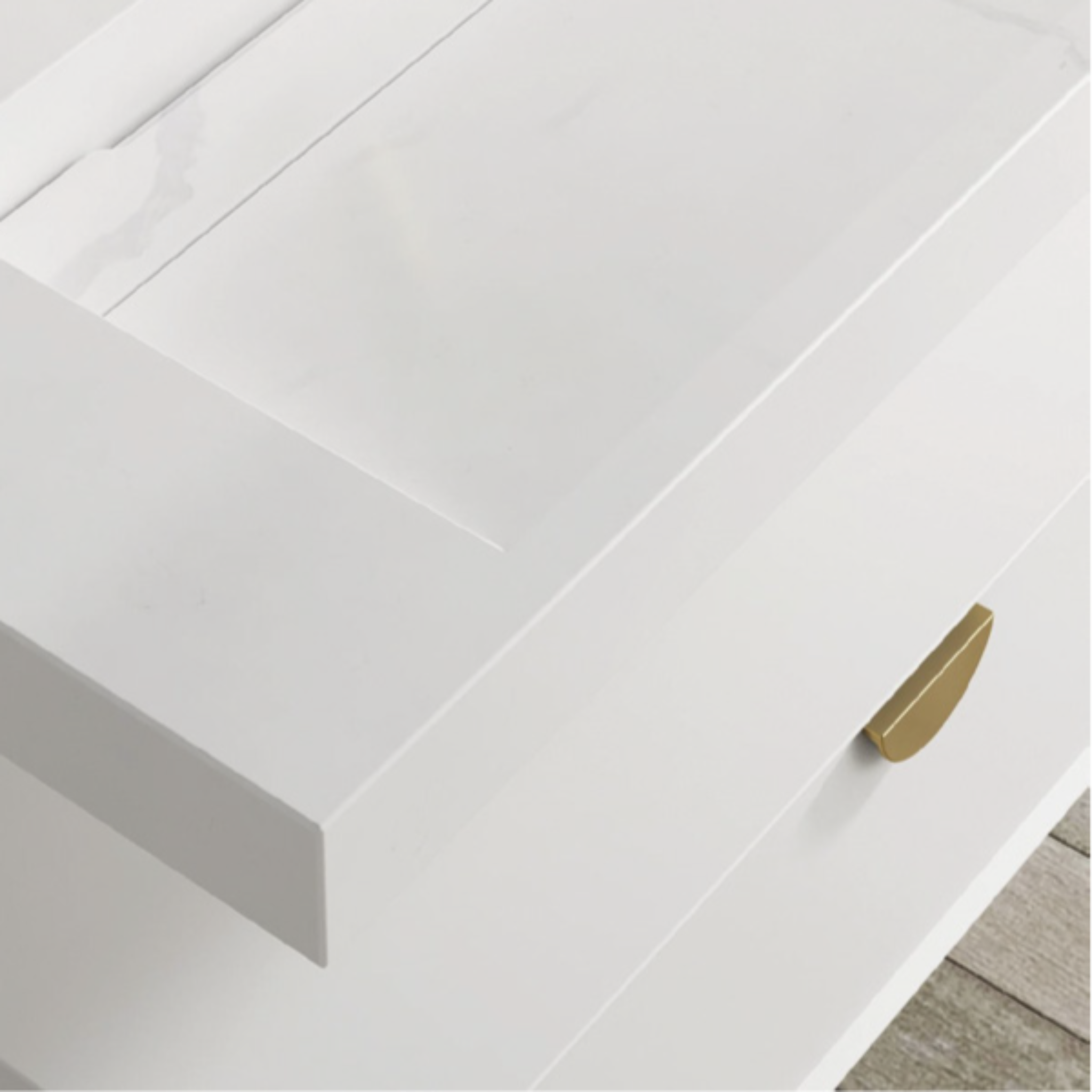 OTTI MOONLIGHT WHITE 900MM SINGLE BOWL WALL HUNG CABINET AND BASIN