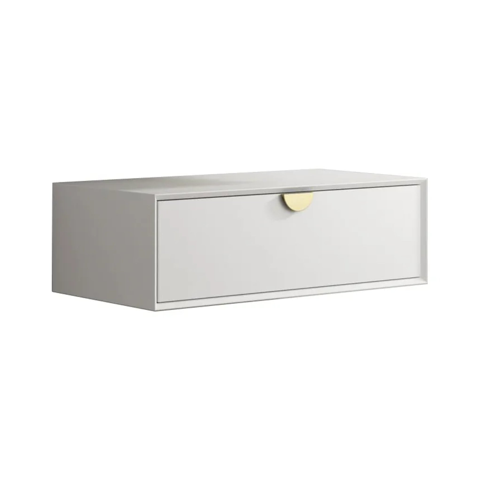 OTTI MOONLIGHT WHITE 900MM SINGLE BOWL WALL HUNG CABINET
