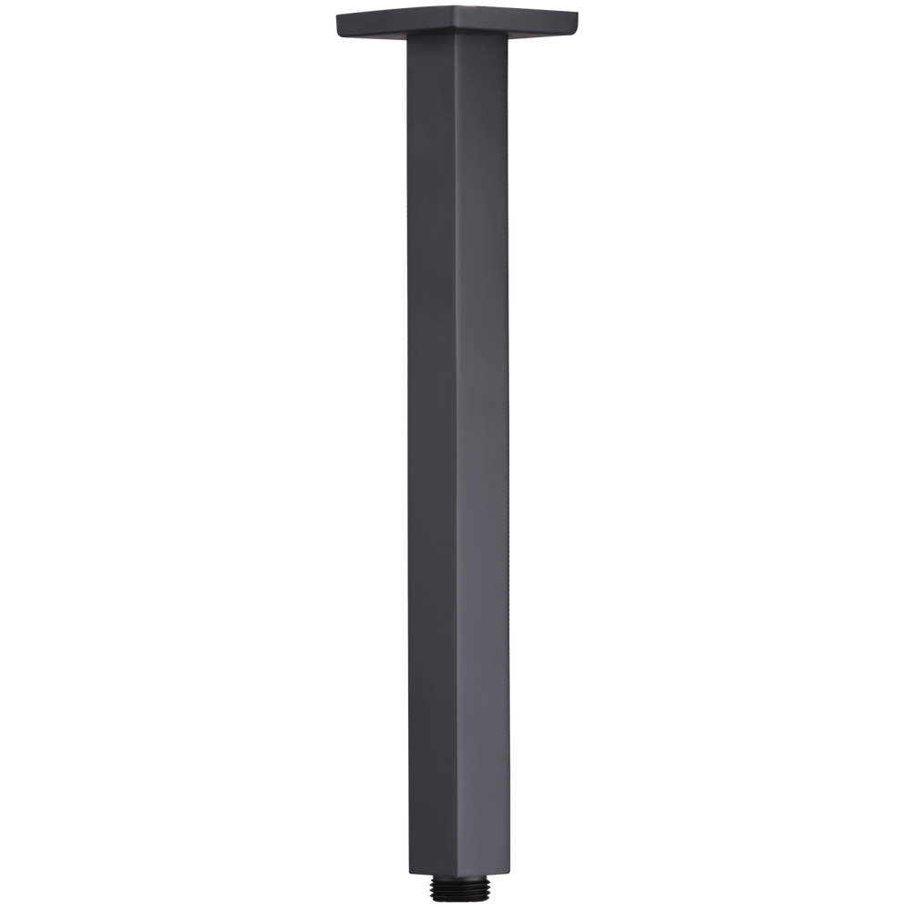 OLIVERI MONACO CEILING MOUNTED SHOWER ARM 300MM MATTE BLACK
