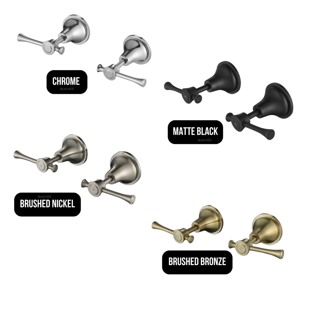 MODERN NATIONAL MONTPELLIER WALL TOP ASSEMBLIES CHROME
