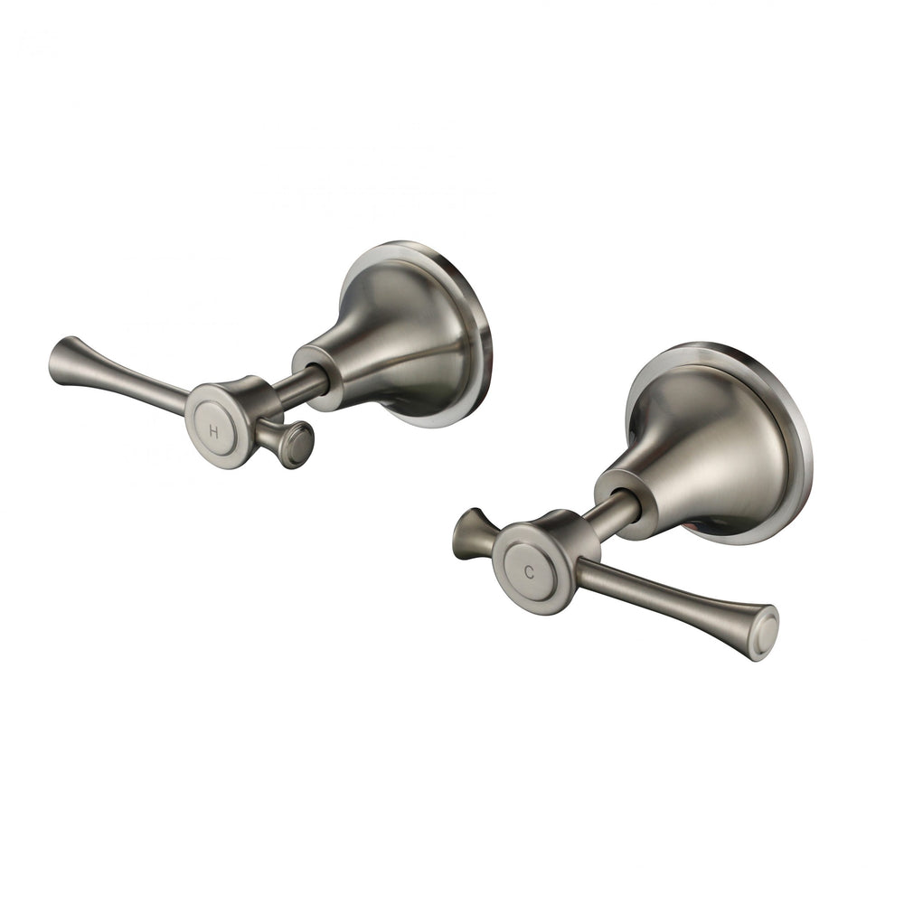 MODERN NATIONAL MONTPELLIER WALL TOP ASSEMBLIES BRUSHED NICKEL