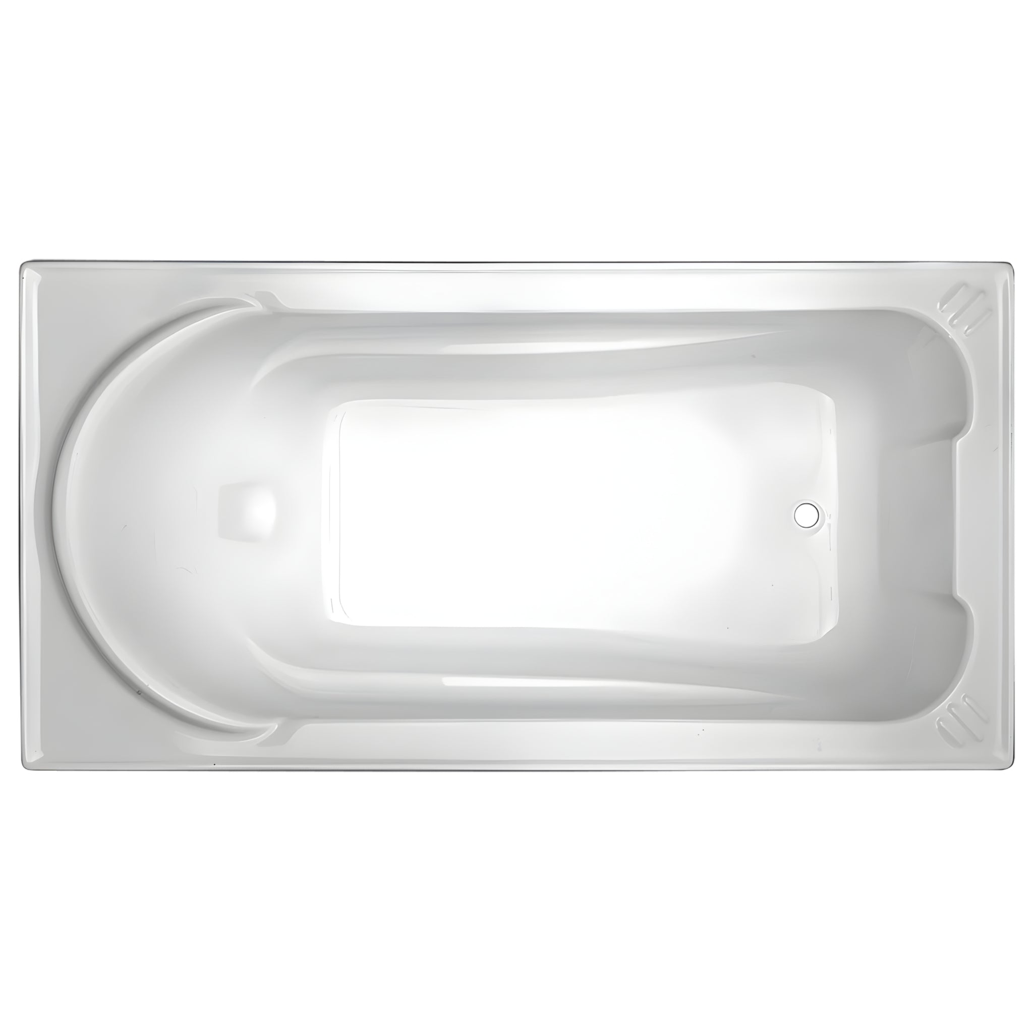 BROADWAY MONTILLO BATH GLOSS WHITE 1670MM