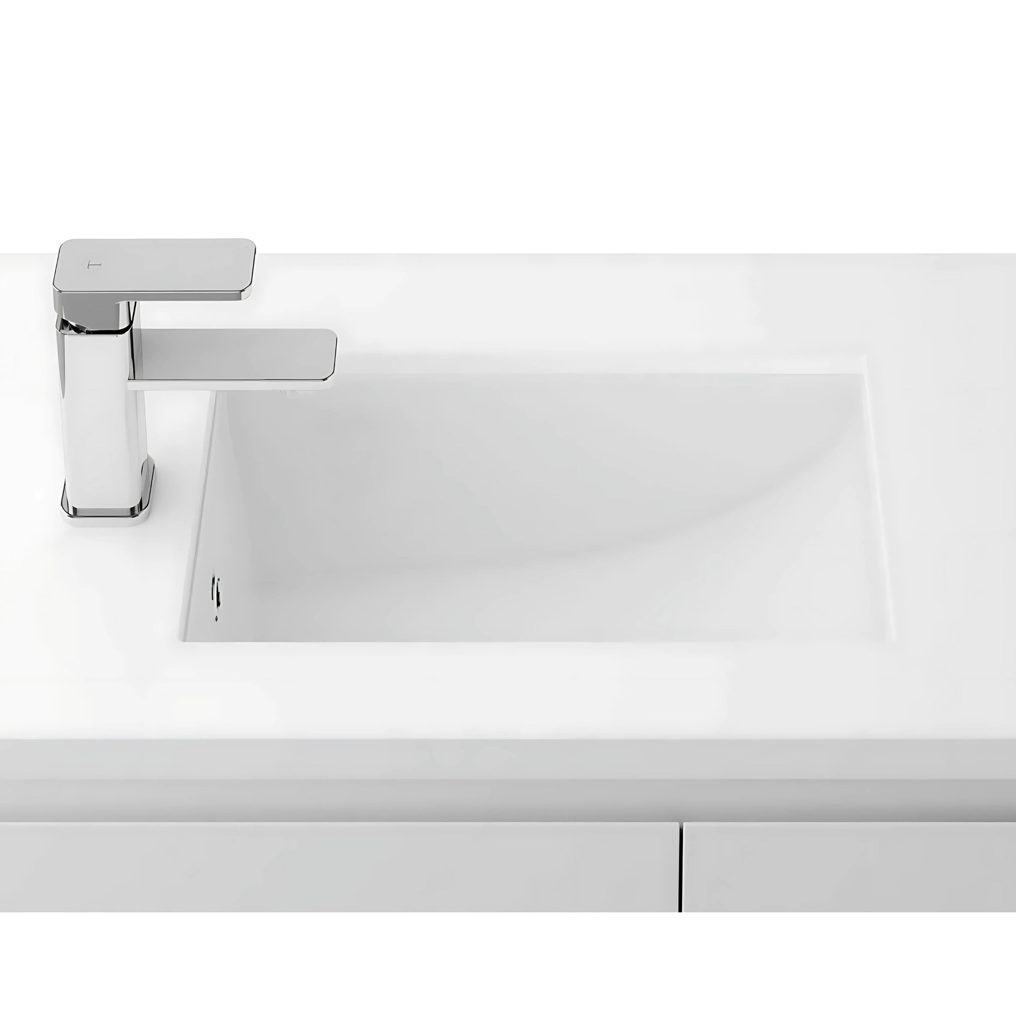 TIMBERLINE MINI RECTANGLE UNDER COUNTER BASIN GLOSS WHITE 425MM