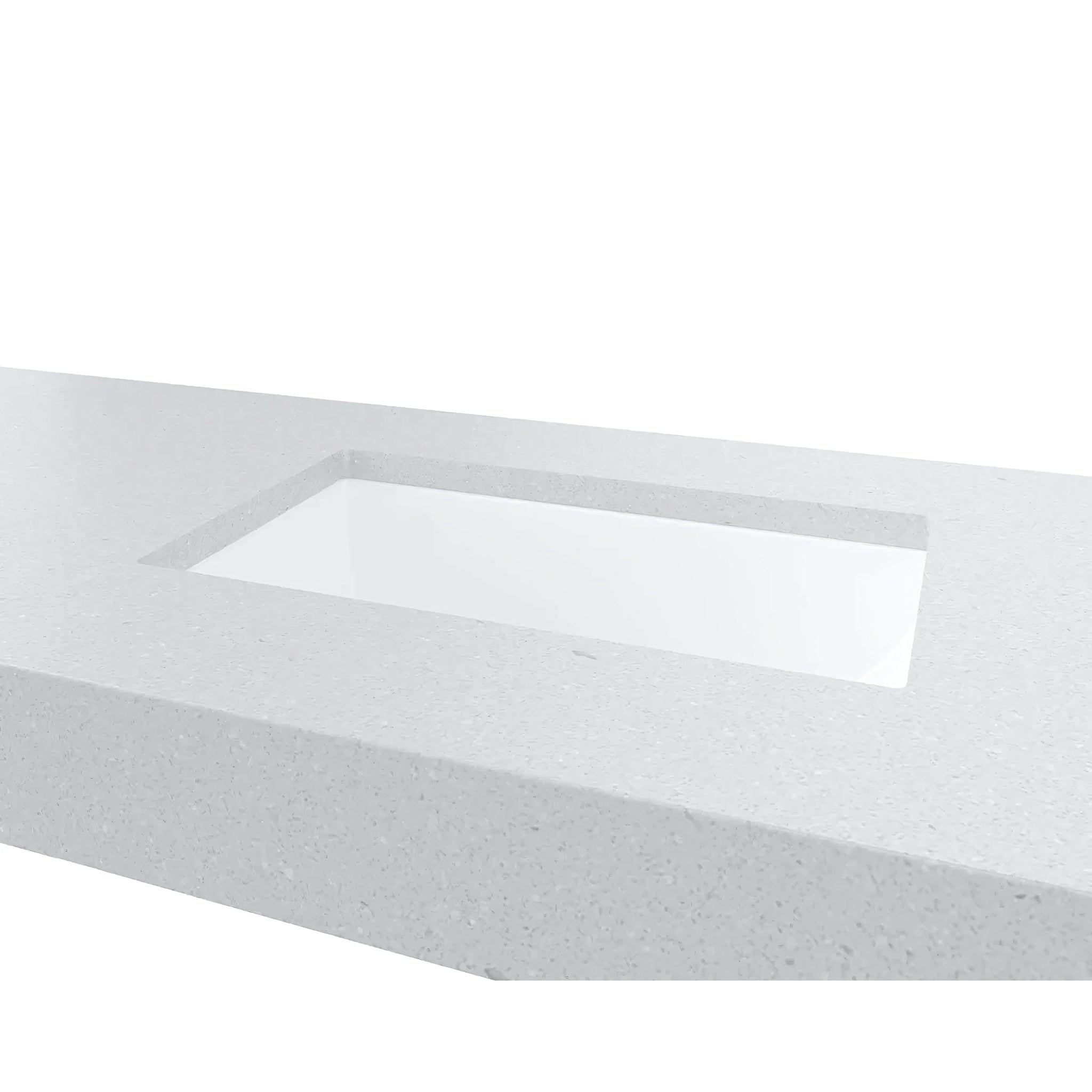 TIMBERLINE MINI RECTANGLE UNDER COUNTER BASIN GLOSS WHITE 425MM