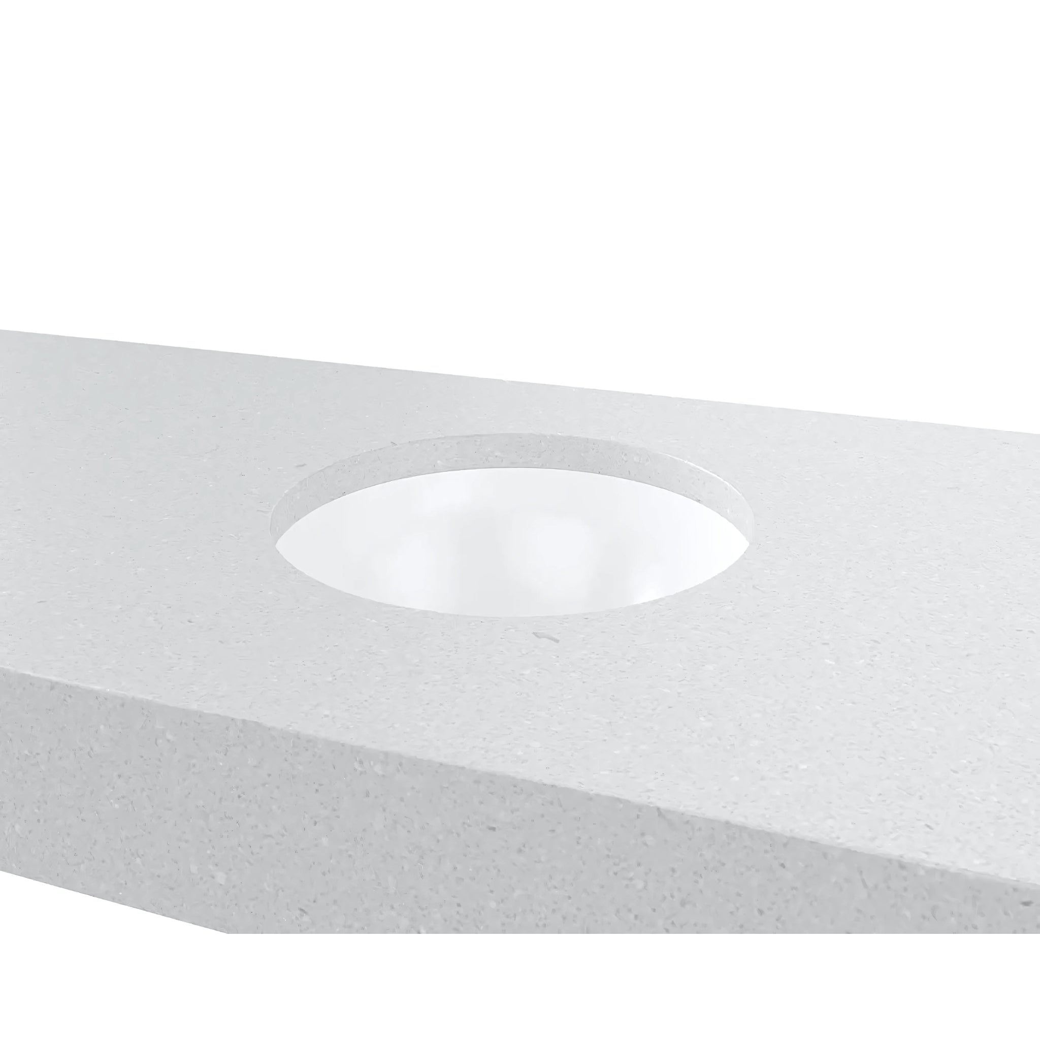TIMBERLINE MINI ROUND UNDER COUNTER BASIN GLOSS WHITE 255MM