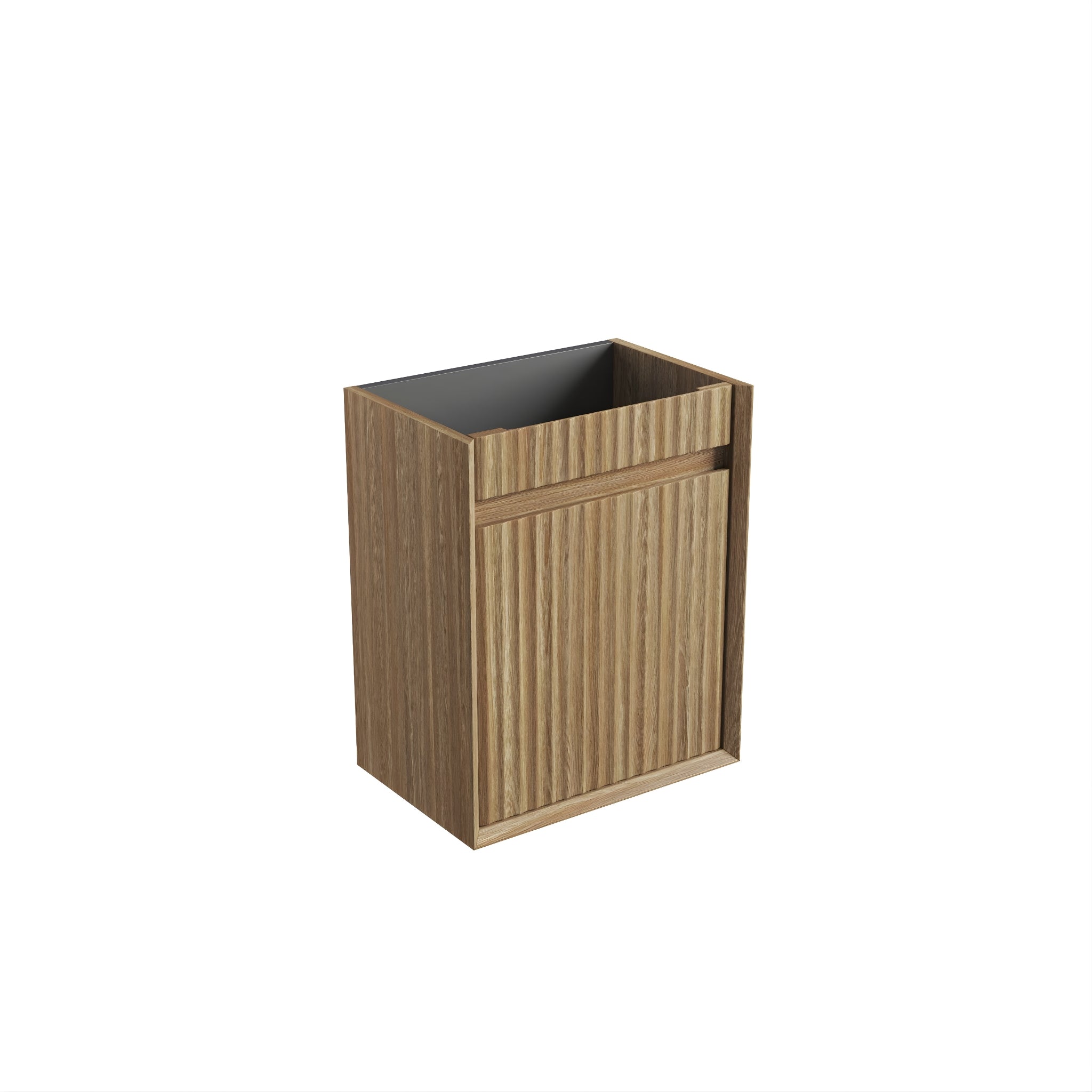 AULIC MINI RAVIA HARVEST OAK 450MM SPACE SAVING WALL HUNG VANITY
