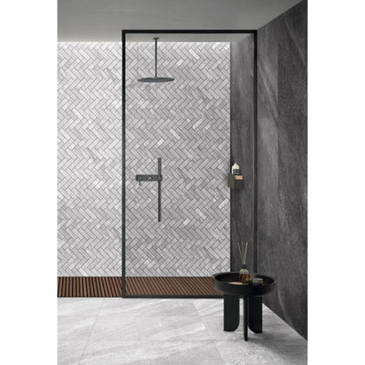 MUSES CREST LIGHT GREY FELLTEC 300X600MM RECTANGULAR TILE (PER BOX)
