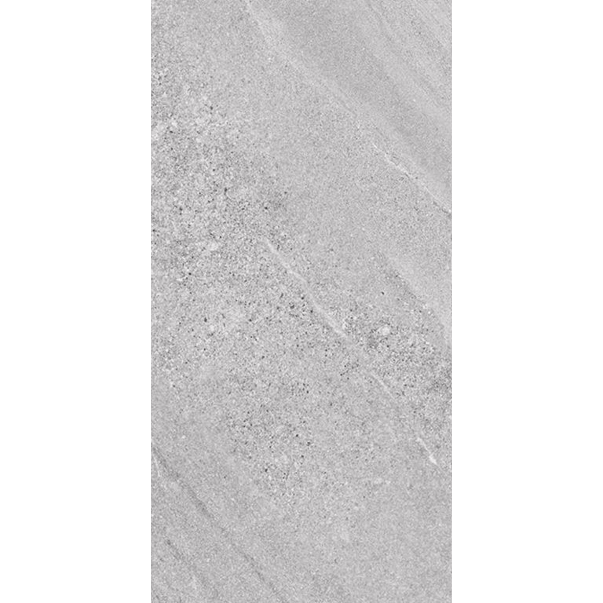 MUSES CREST LIGHT GREY FELLTEC 300X600MM RECTANGULAR TILE (PER BOX)