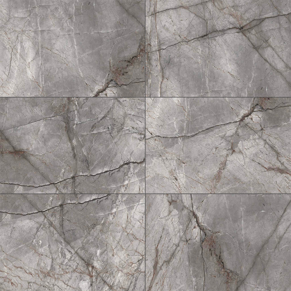 MUSES SILVER ROOT LIGHY GREY SOFT POLISHED 300X600MM RECTANGULAR TILE (PER BOX)