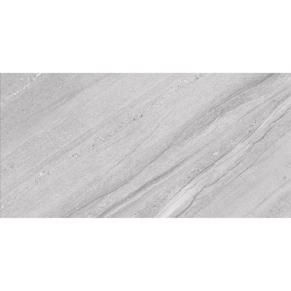 MUSES CREST LIGHT GREY FELLTEC 600X1200MM RECTANGULAR TILE (PER BOX)