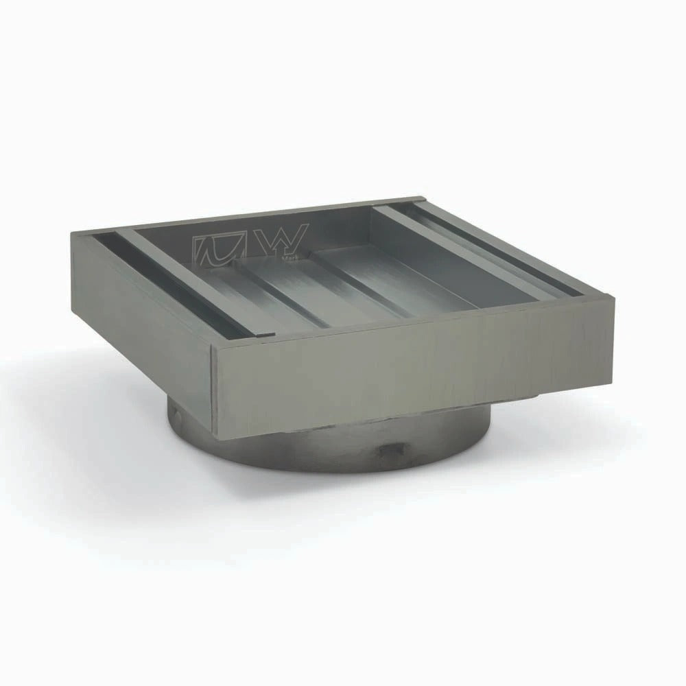 AQUAPERLA MUSES EZY FLOW GUARD FLOOR WASTE INSERT GUN METAL 100MM