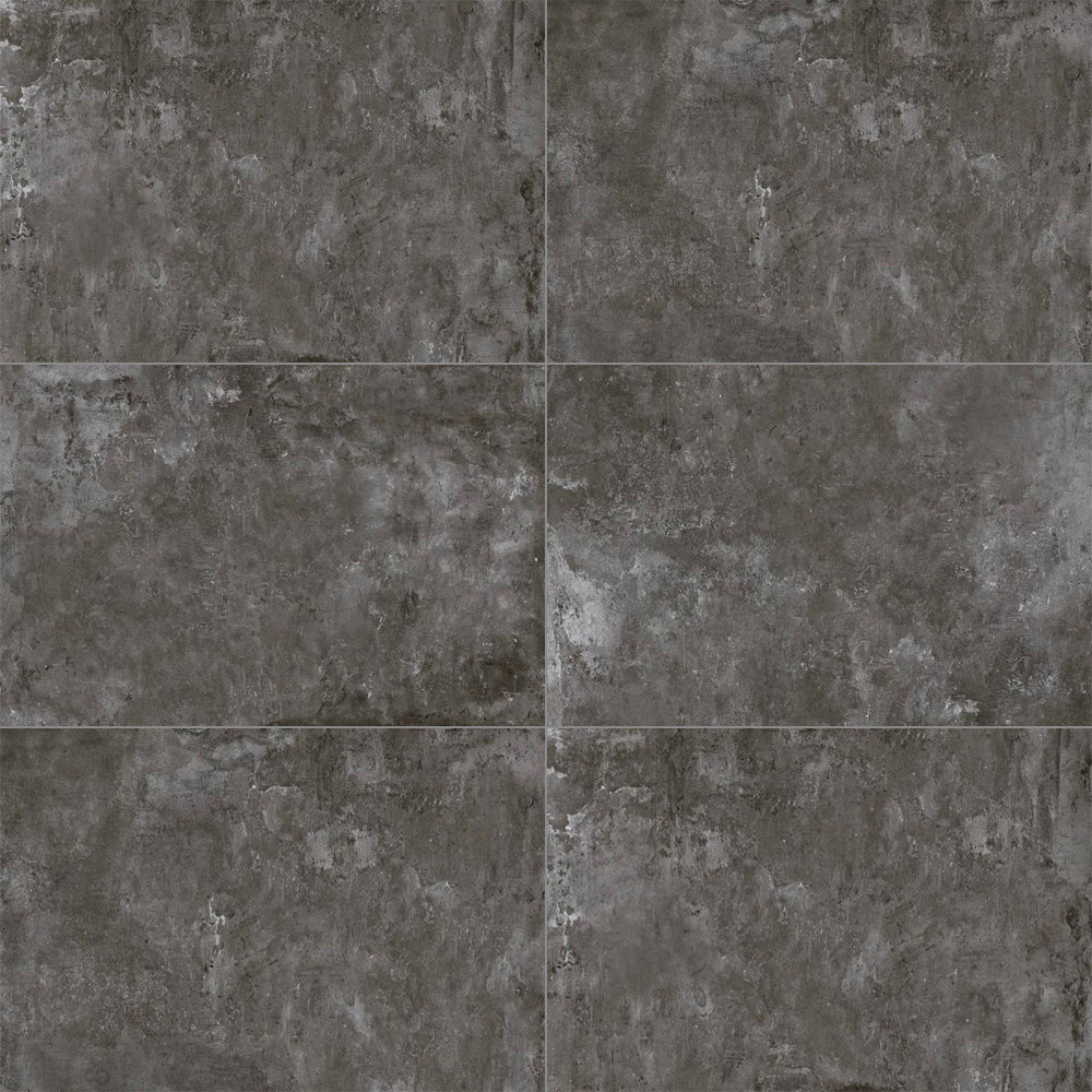 MUSES FIND DARK GREY MATTE 450X900MM RECTANGULAR TILE (PER BOX)