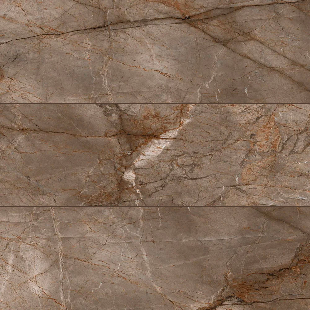MUSES SILVER ROOT BROWN SOFT POLISHED 750X1500MM RECTANGULAR TILE (PER BOX)