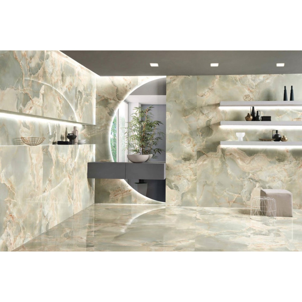 EVERSTONE MEGASLIM JADE 3200X1600MM RECTANGULAR THIN SLAB (PER SLAB)