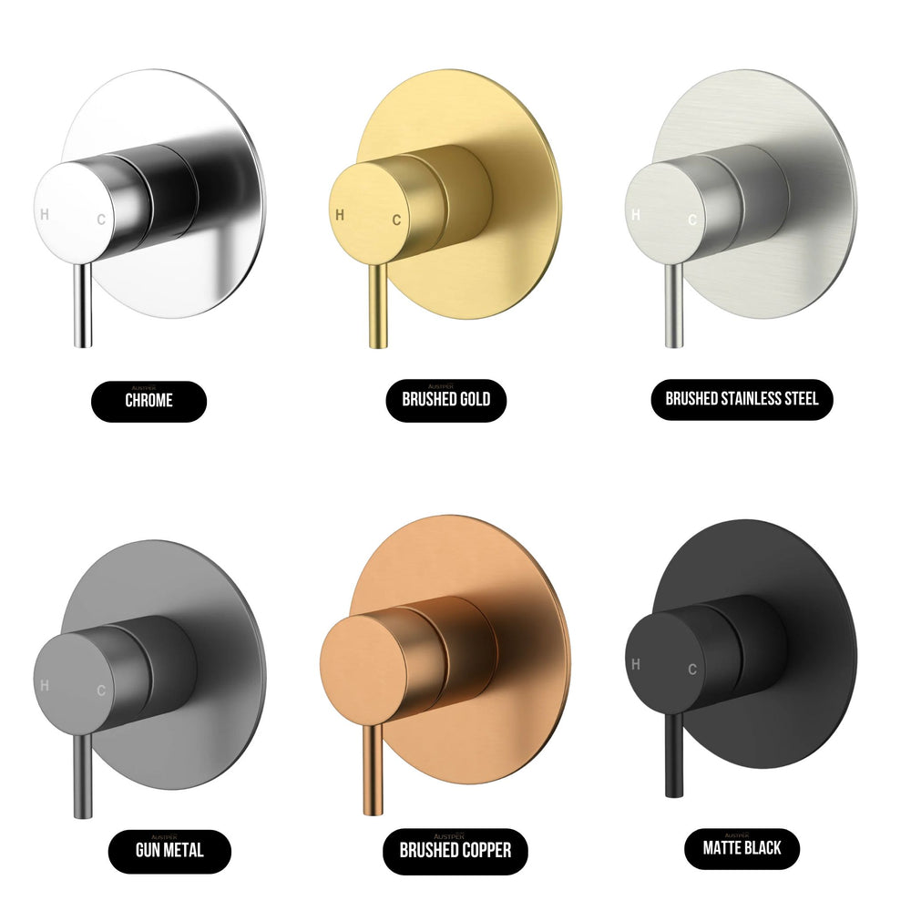 AMOZA WALL MIXER 110MM BRUSHED COPPER