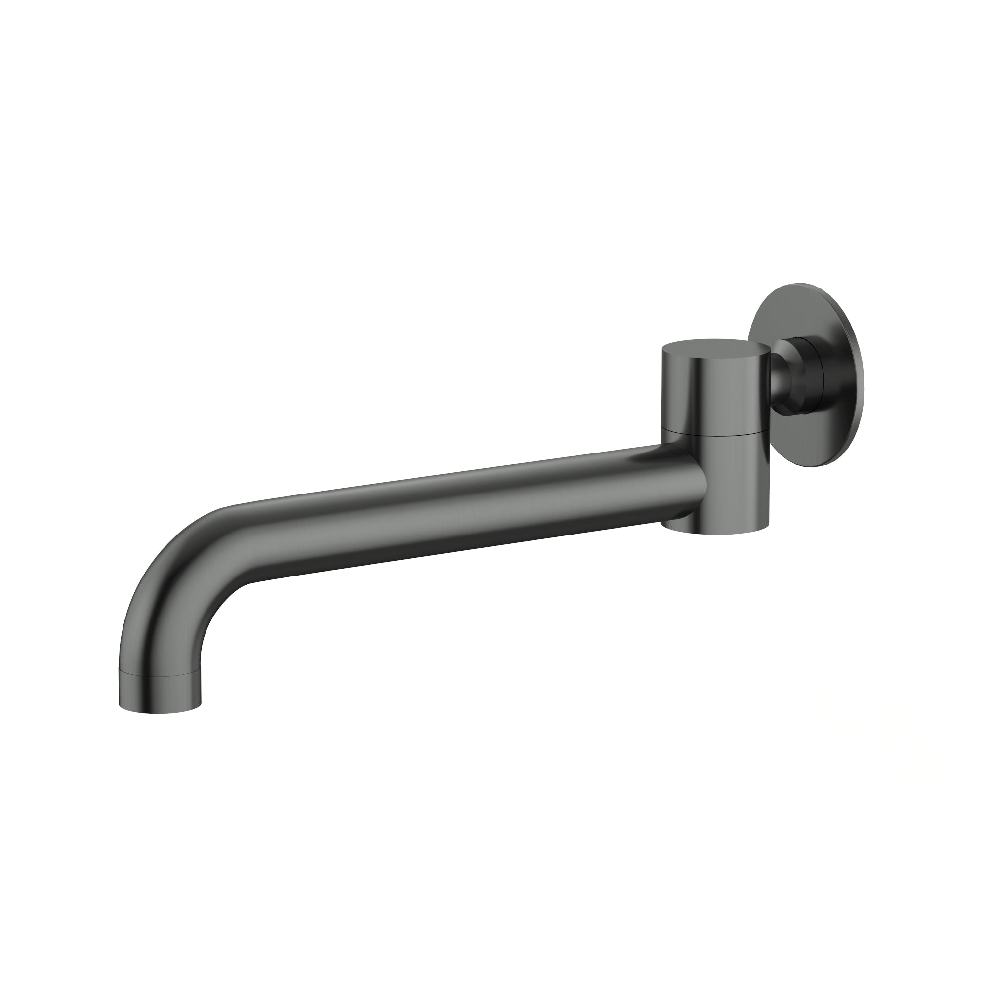 AMOZA SWIVEL BATH SPOUT 251MM GUN METAL