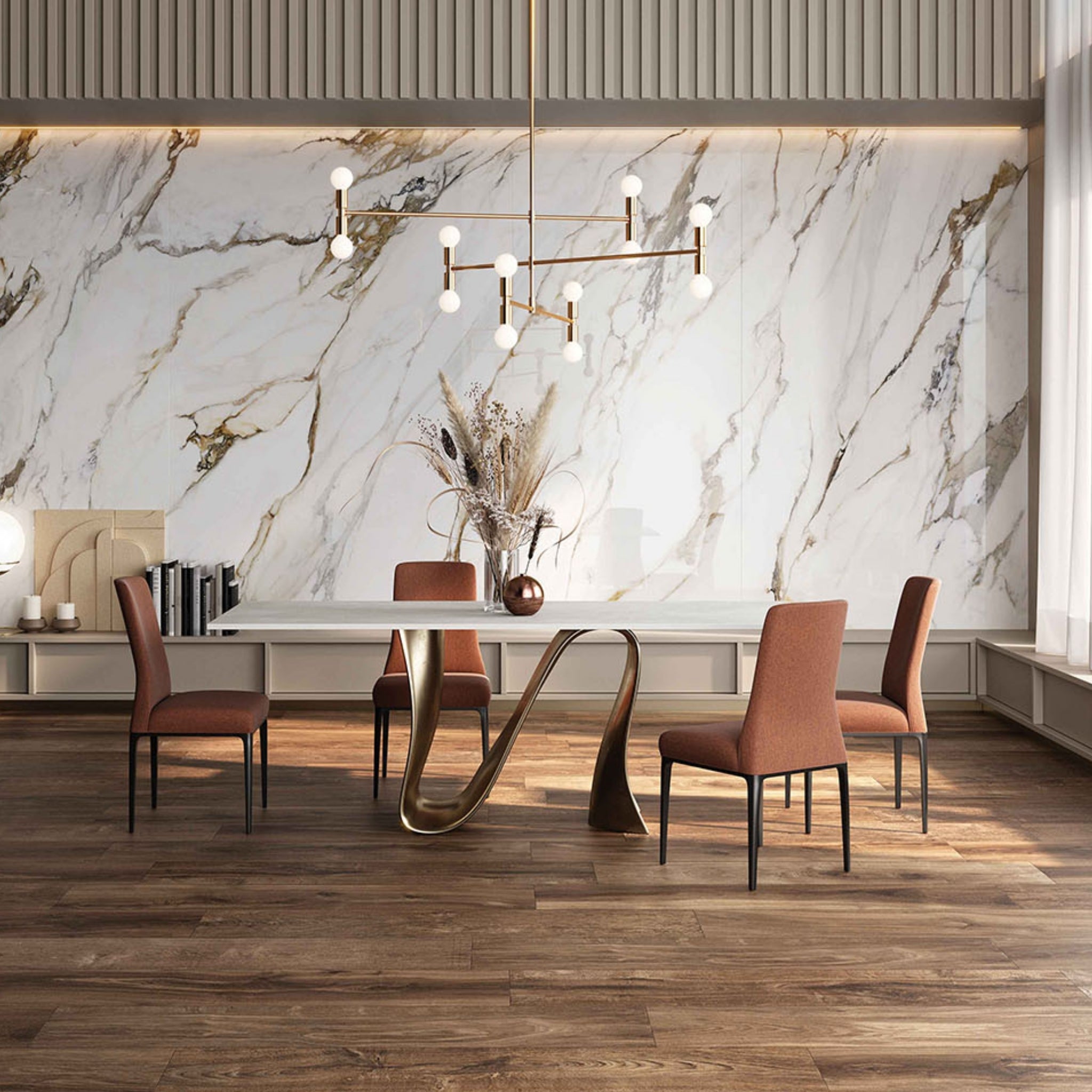 EVERSTONE MEGASLIM MACCHIA ANTICA 3200X1600MM RECTANGULAR THIN SLAB (PER PACK)