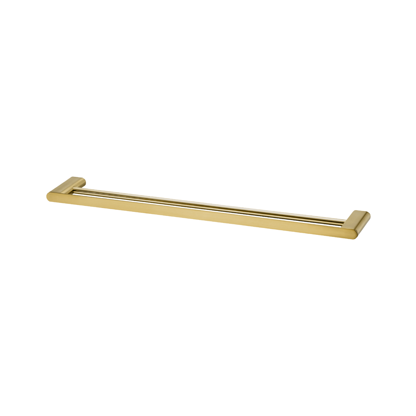 OLIVERI MADRID DOUBLE NON HEATED TOWEL RAIL CLASSIC GOLD (AVAILABLE IN 650MM AND 800MM)