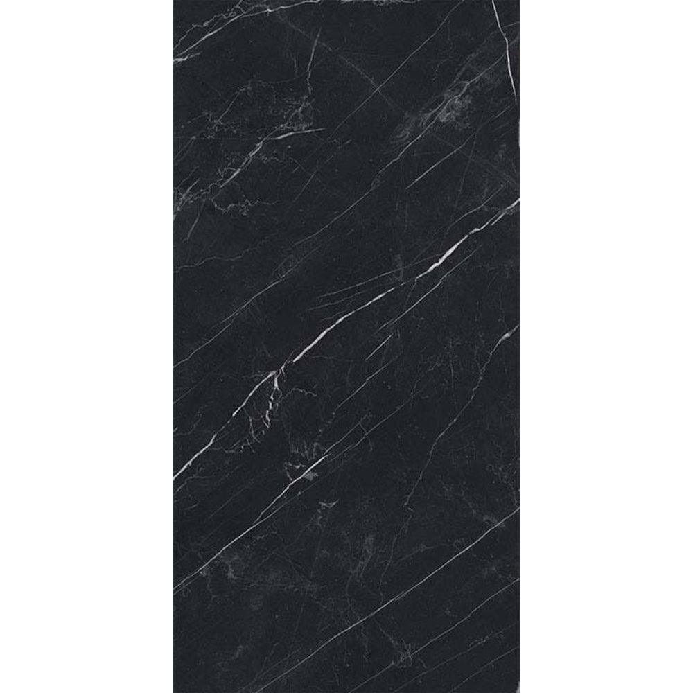 EVERSTONE SUPERB MARBLE MARQUINA BLACK NATURAL 1200X600MM RECTANGULAR TILE (PER BOX)