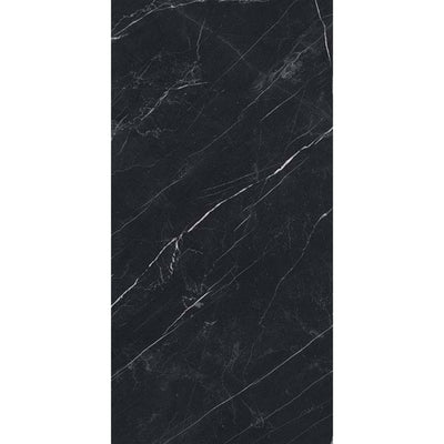 EVERSTONE SUPERB MARBLE MARQUINA BLACK NATURAL 1200X600MM RECTANGULAR TILE (PER BOX)